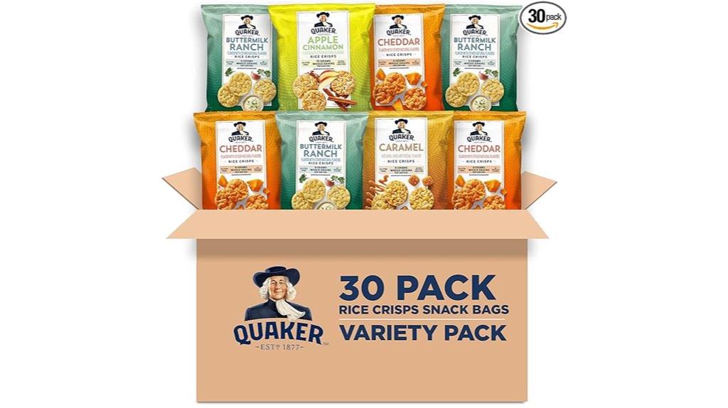 gluten free quaker rice snacks
