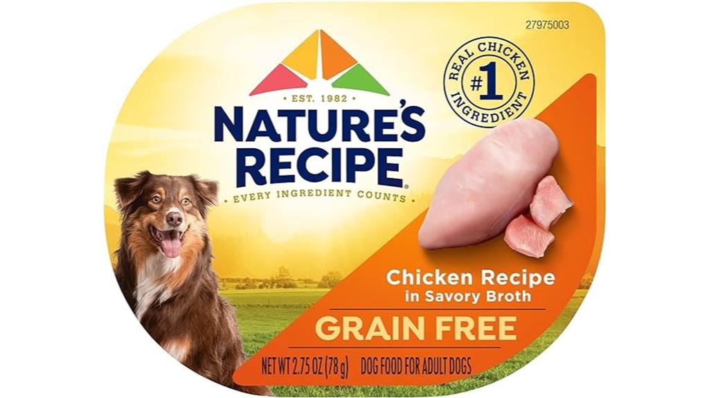 grain free chicken dog food
