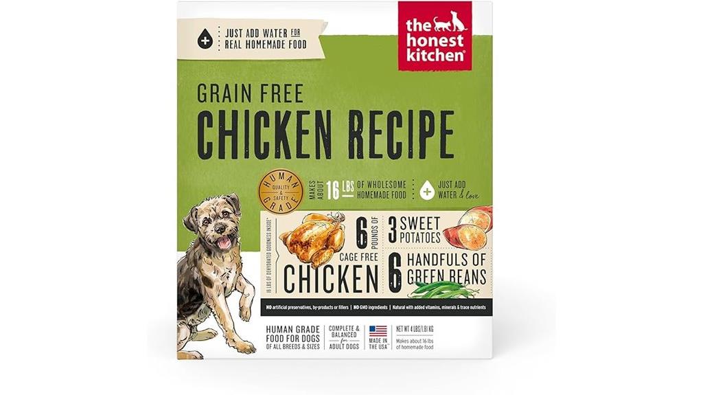 grain free chicken dog food