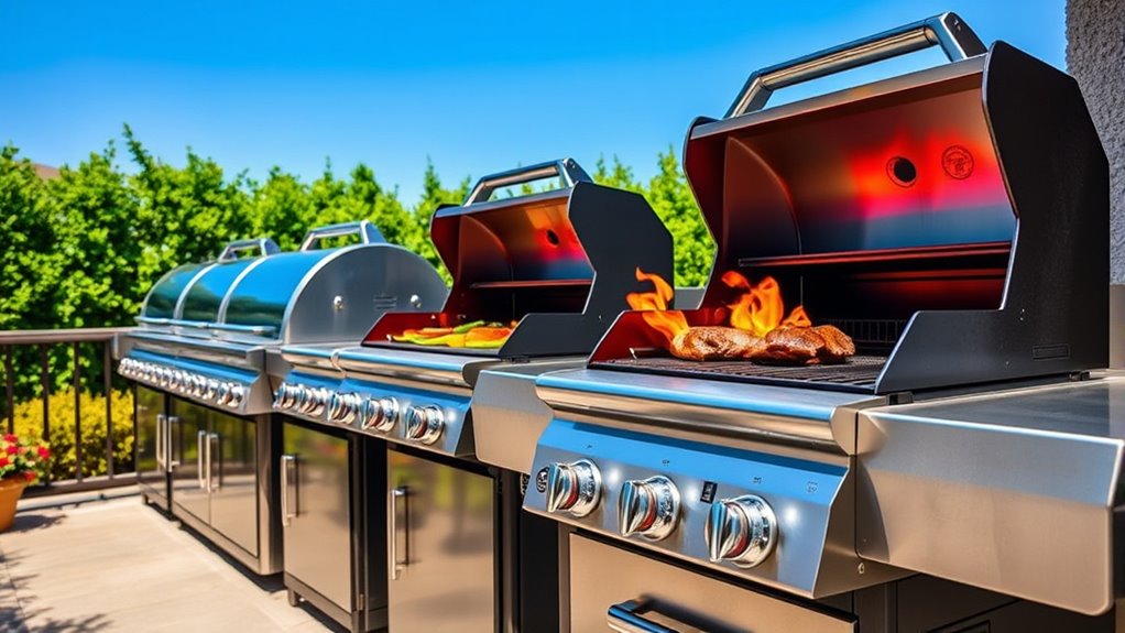 grill size power durability