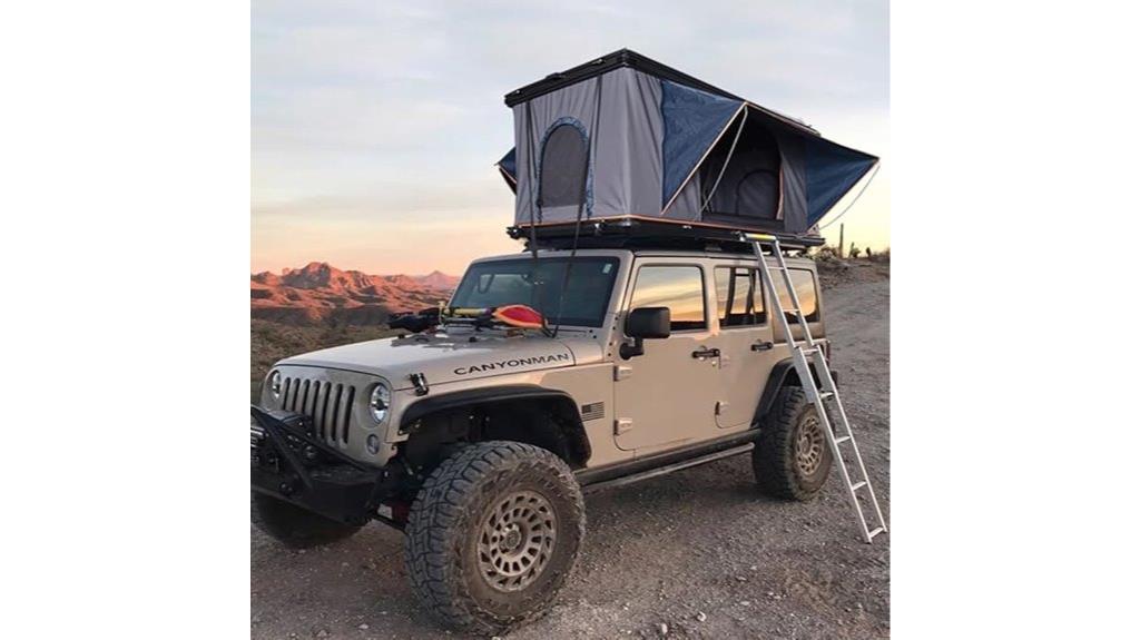 hard shell car rooftop tent