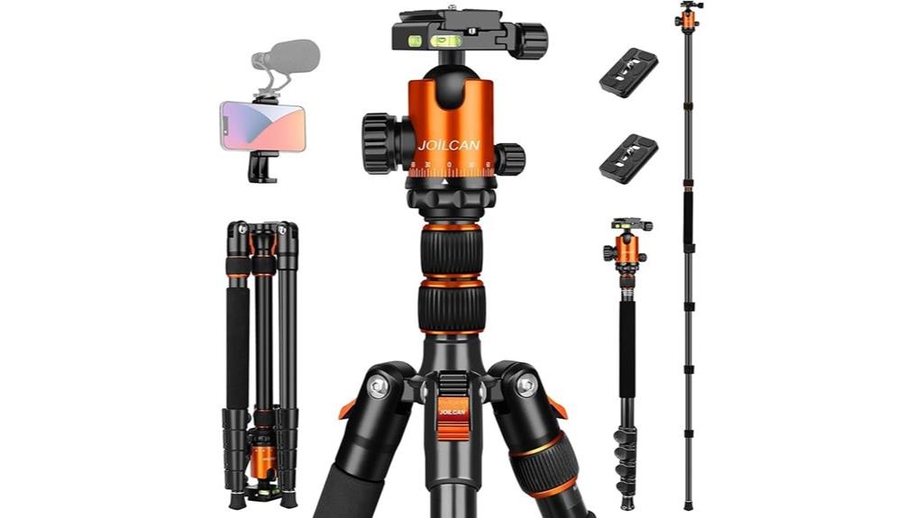 heavy duty aluminum camera tripod
