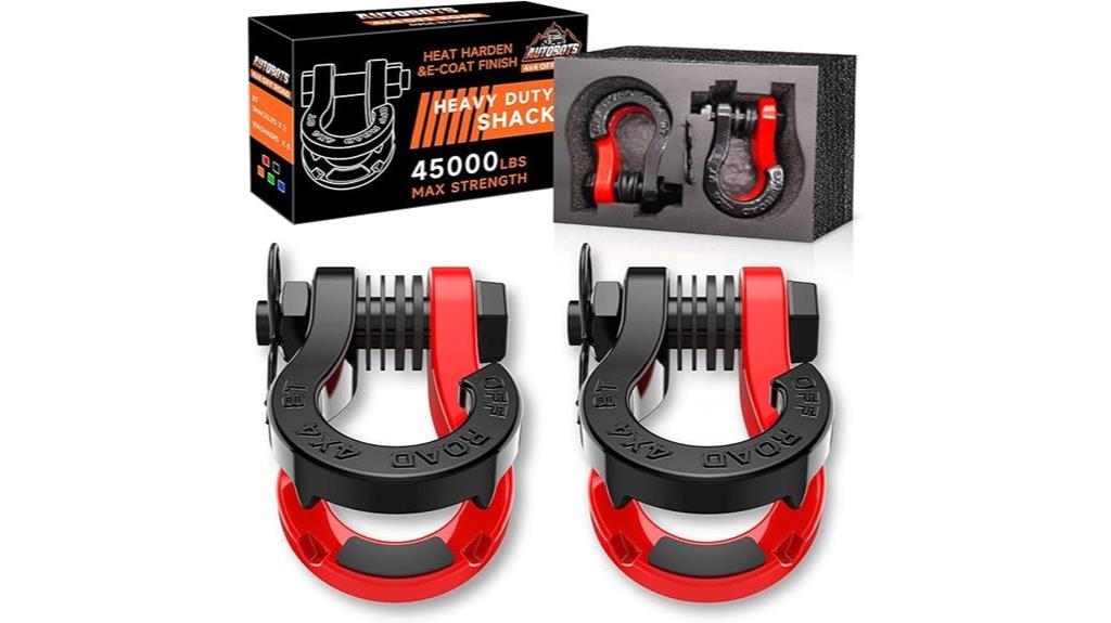 heavy duty d ring shackles