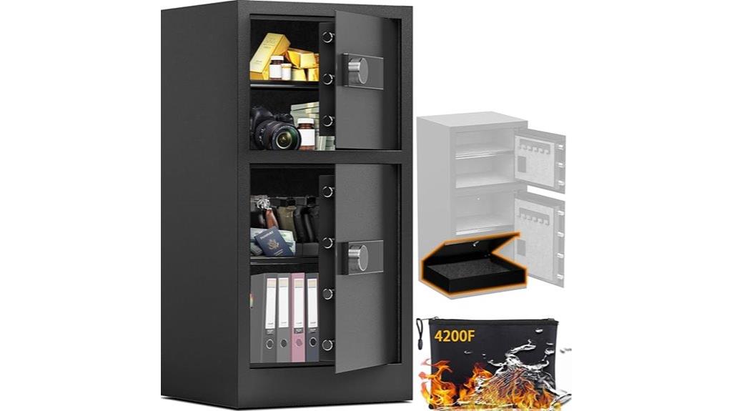 heavy duty dual door safe