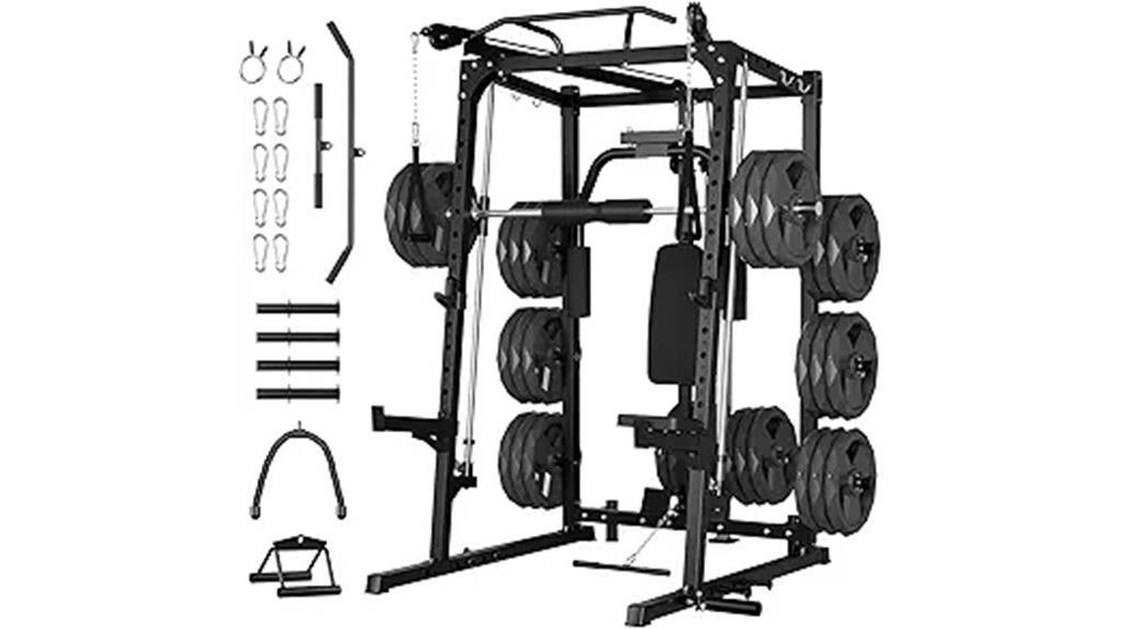 heavy duty home squat rack