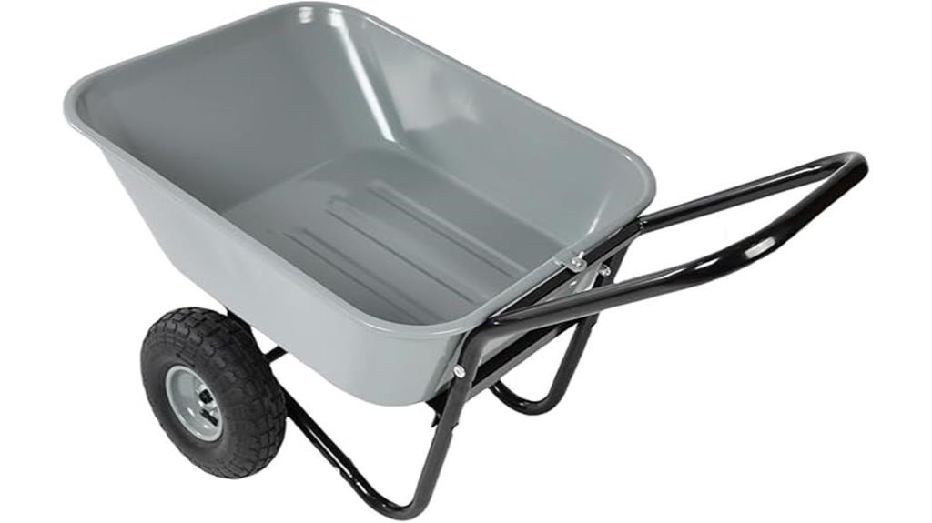 heavy duty pneumatic garden cart