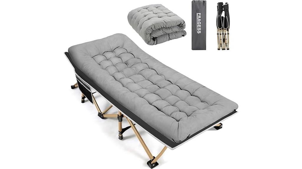 heavy duty portable camping cot