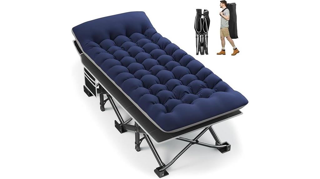 heavy duty portable camping cot