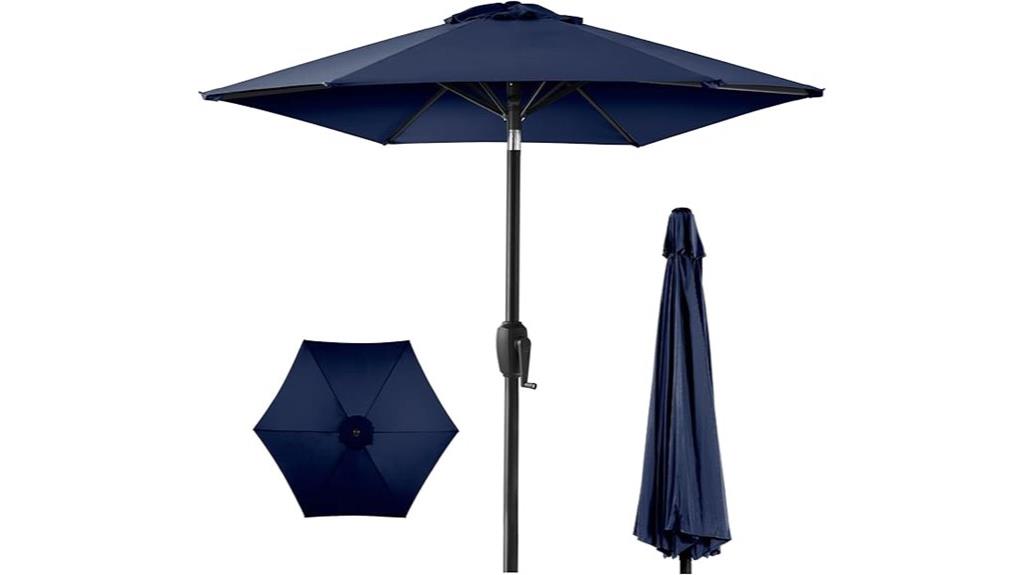 heavy duty round outdoor umbrella