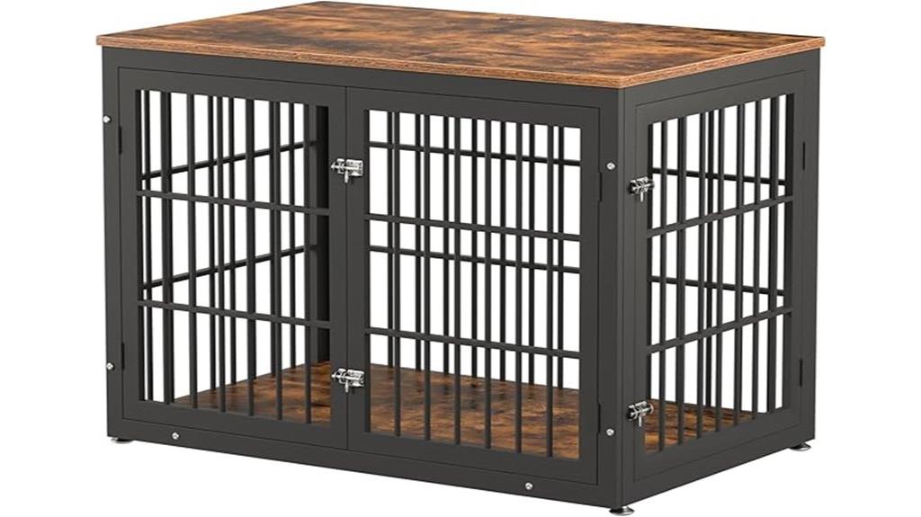 heavy duty rustic dog crate