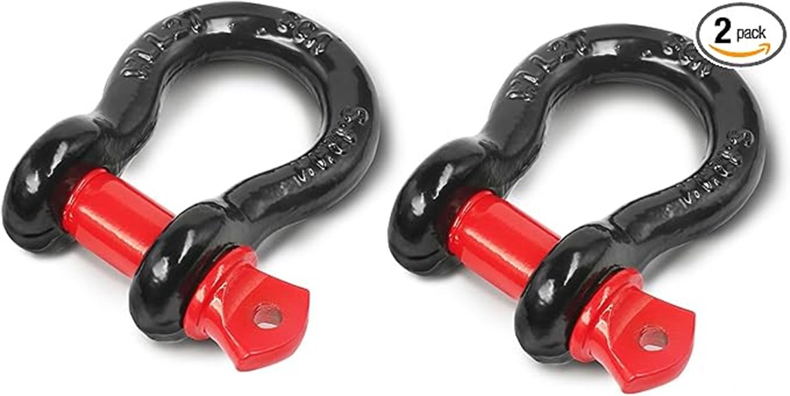 heavy duty shackles set