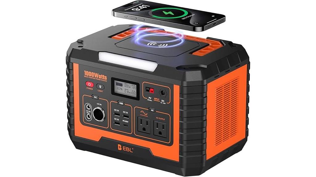 high capacity portable power station
