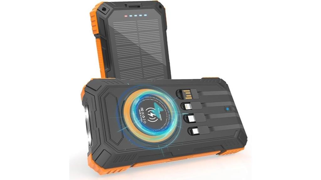 high capacity solar power bank