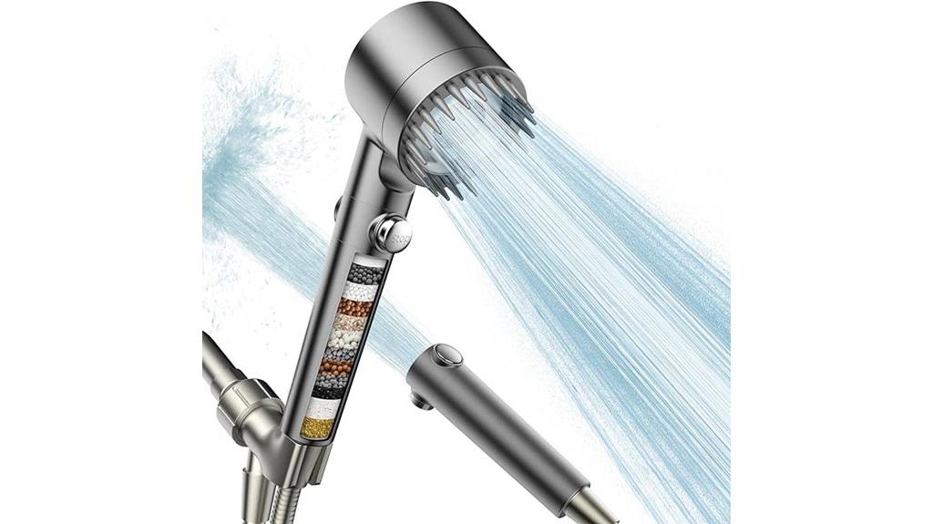 high pressure filtered showerhead