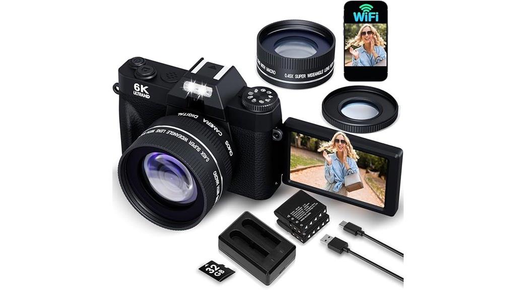 high resolution vlogging camera