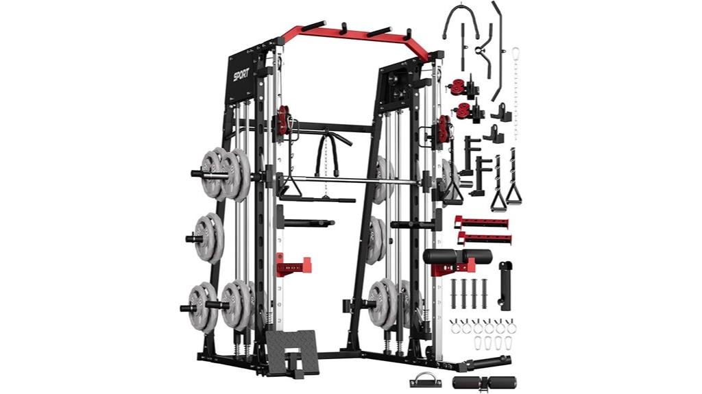 home gym squat rack
