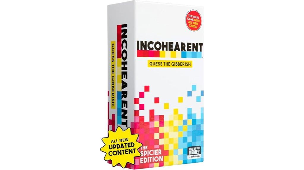 humorous incoherent party game