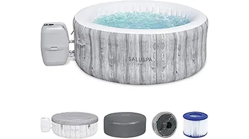 inflatable fiji hot tub