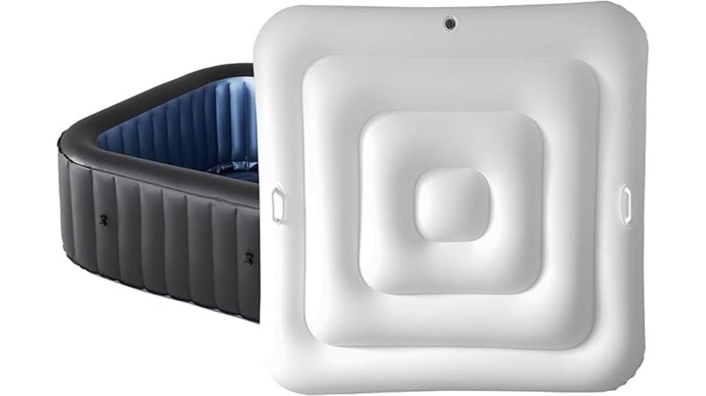 inflatable hot tub cover