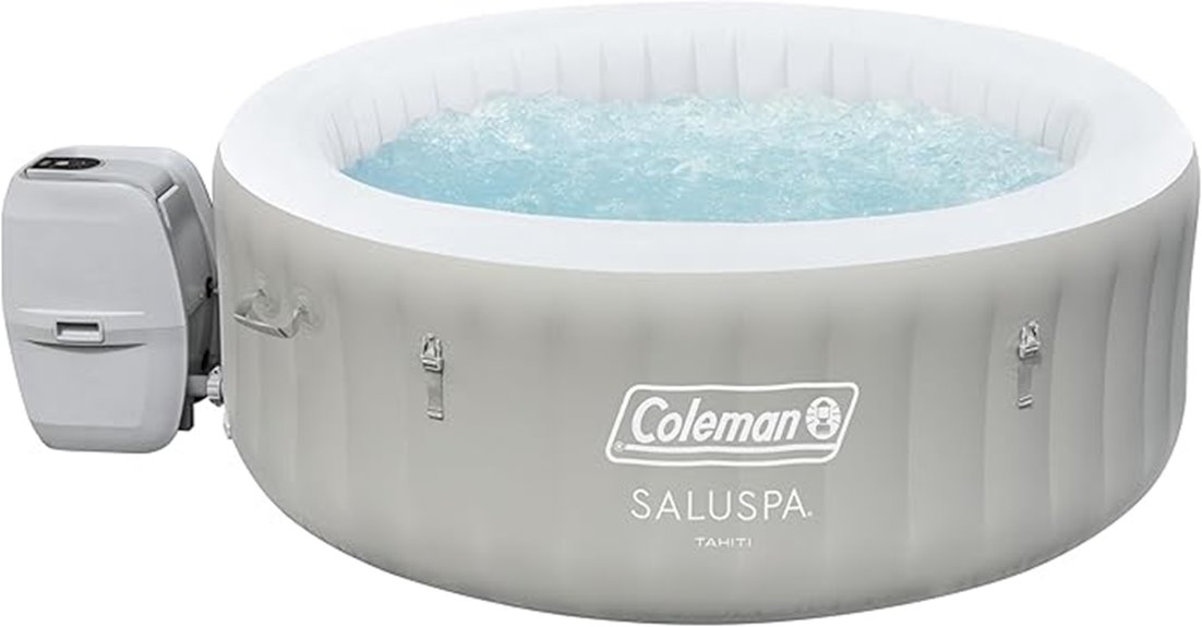 inflatable hot tub dimensions