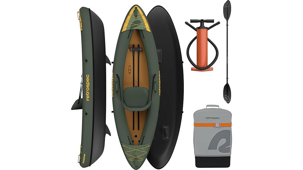 inflatable kayak for recreation