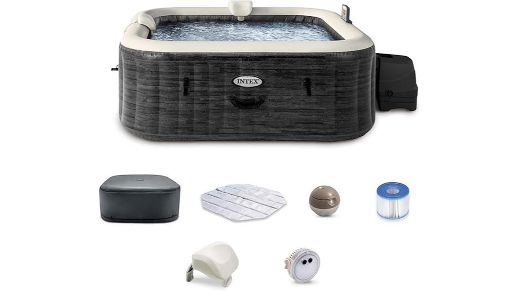 inflatable spa with app