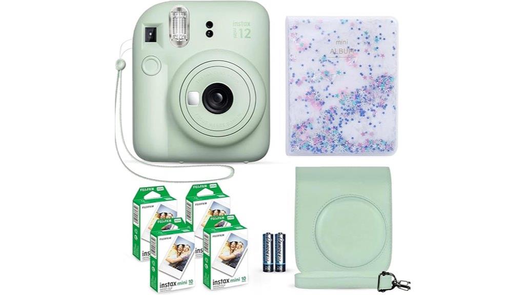 instant camera with accessories
