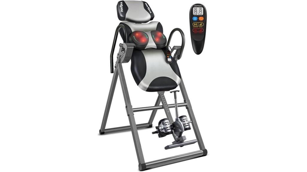 inversion table with massage