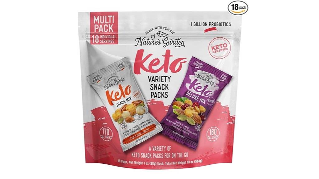 keto snack packs variety