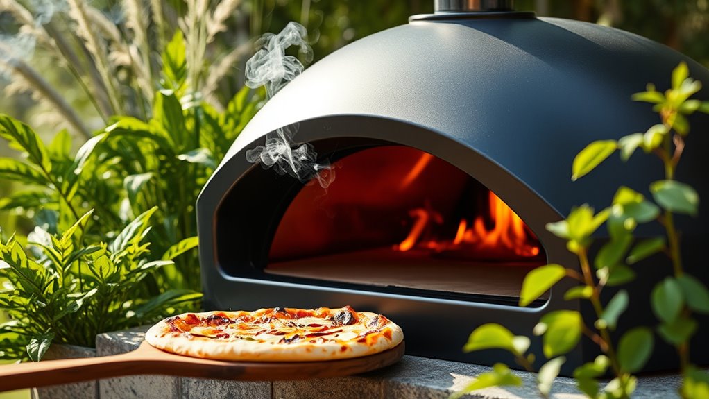 key outdoor pizza oven features
