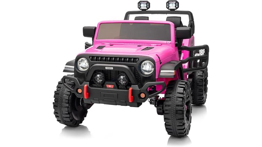 kids 2 seater electric truck