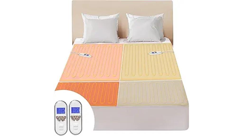 king size heated mattress pad
