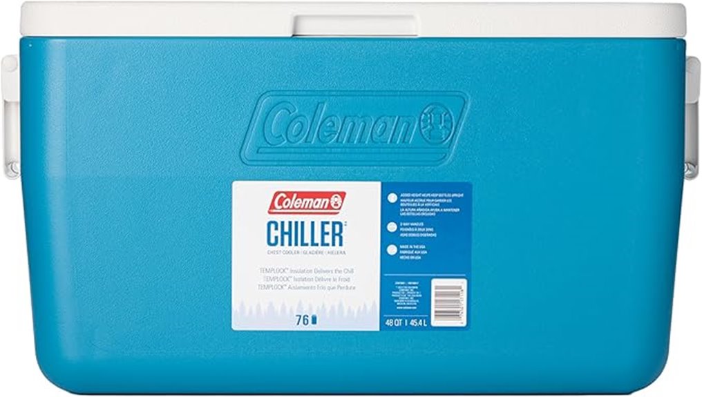 large insulated portable cooler
