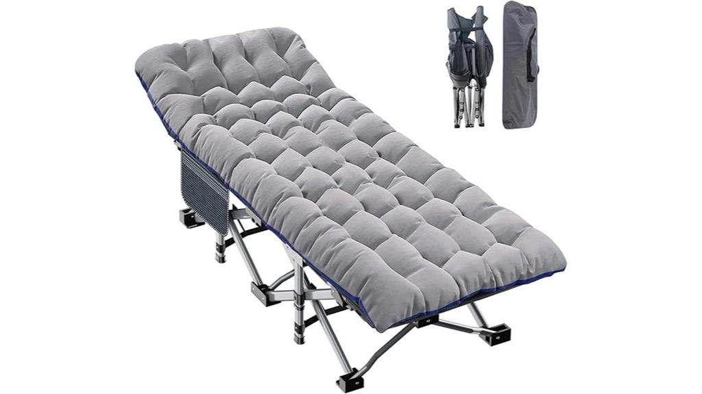large portable camping bed