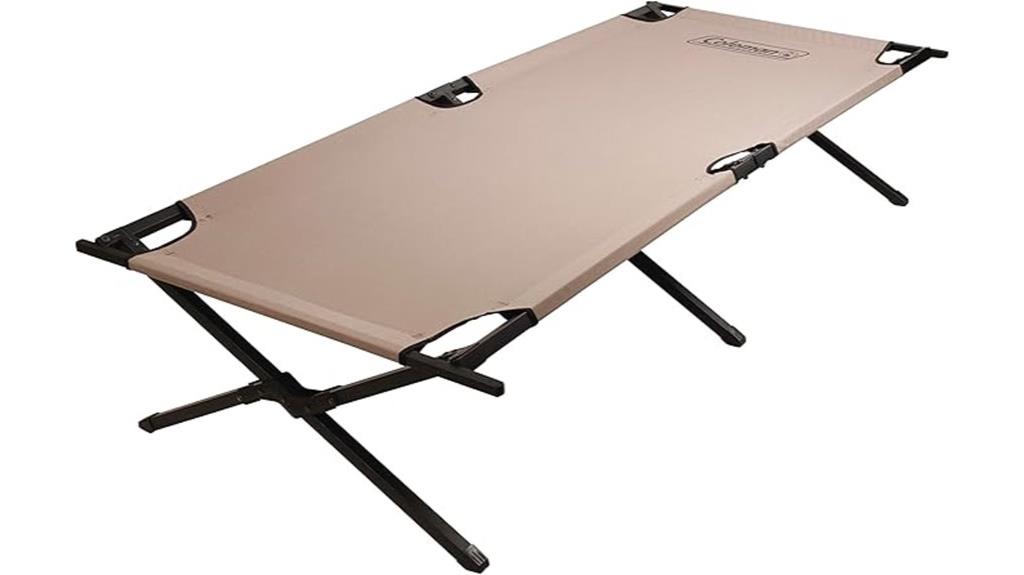 large portable camping cot