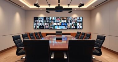 large room video conferencing