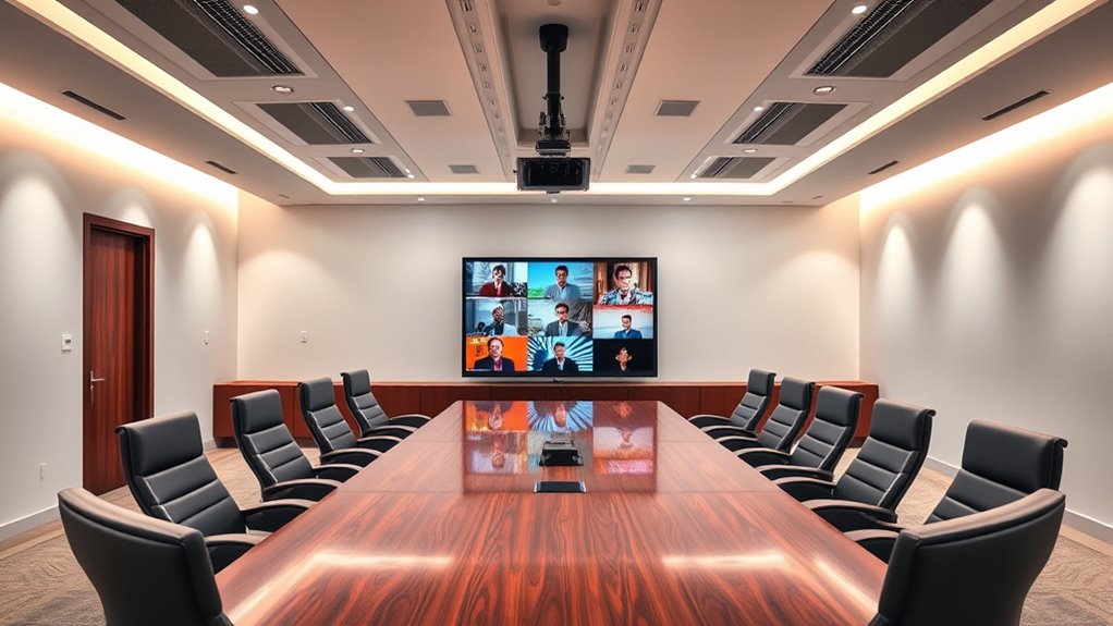 large room video system factors