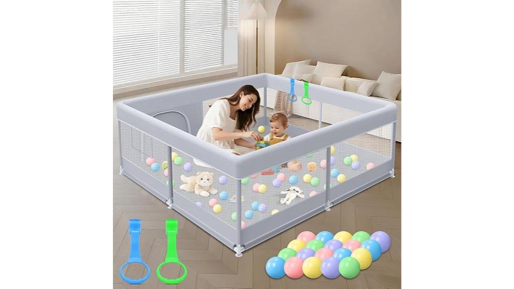 large square baby pen