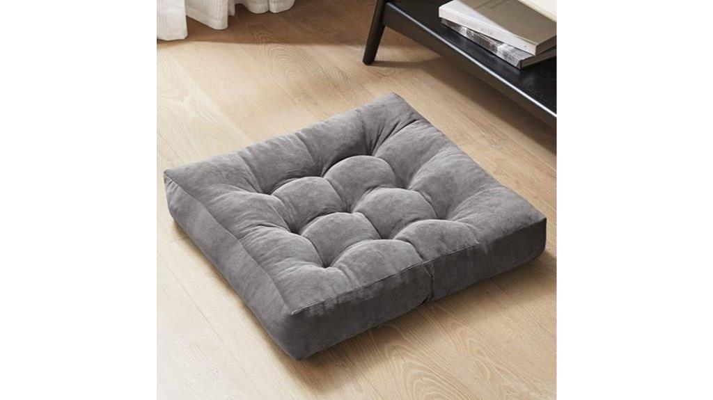 large square meditation pillow