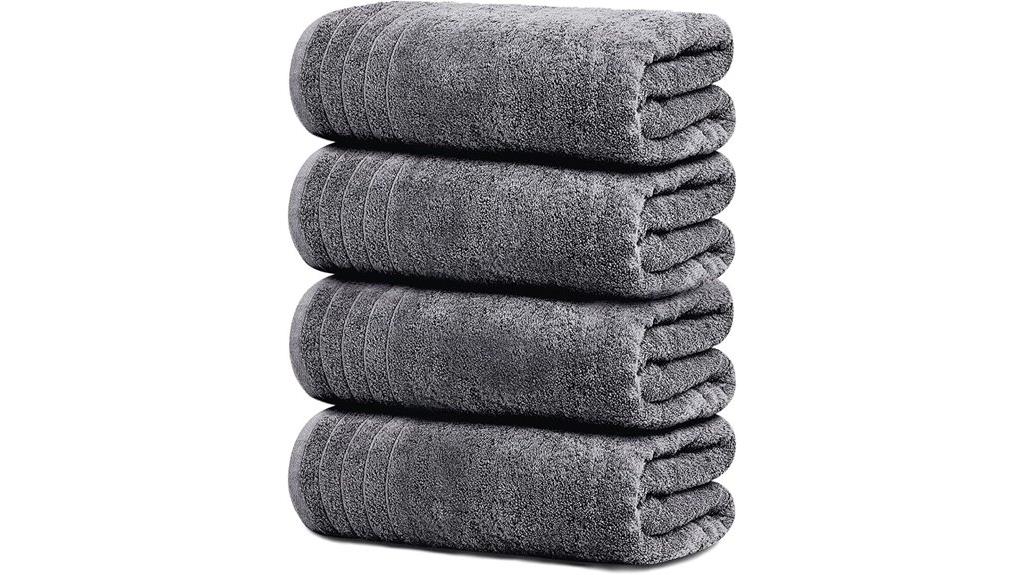 large towels pack of four