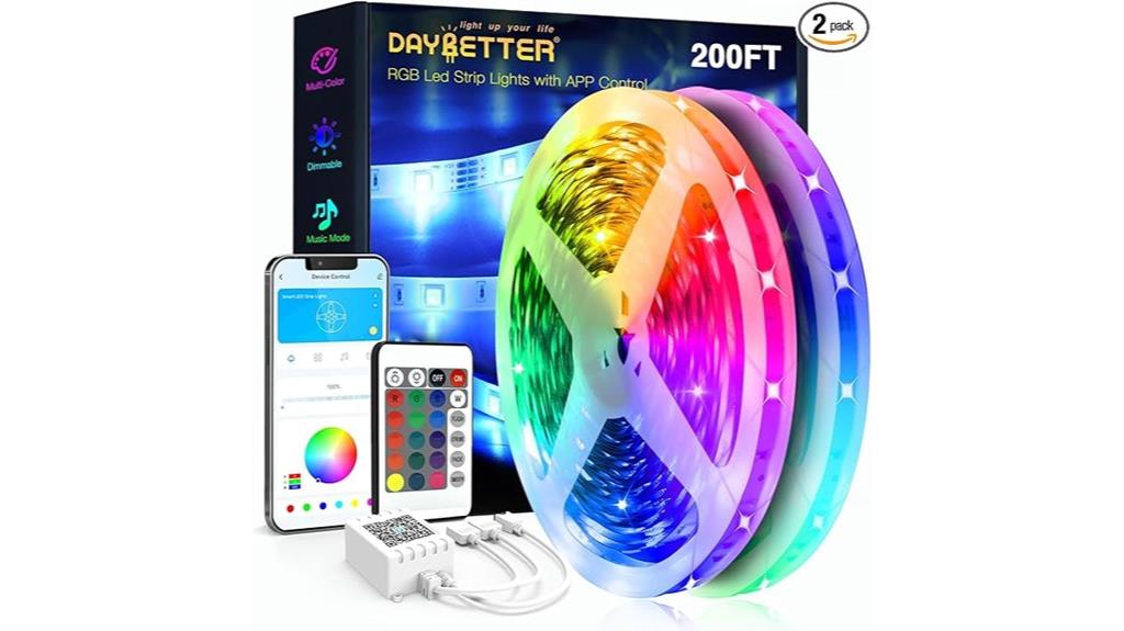 long rgb led light strips