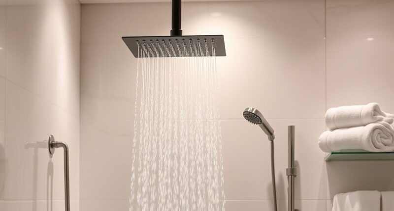 luxurious spa shower heads