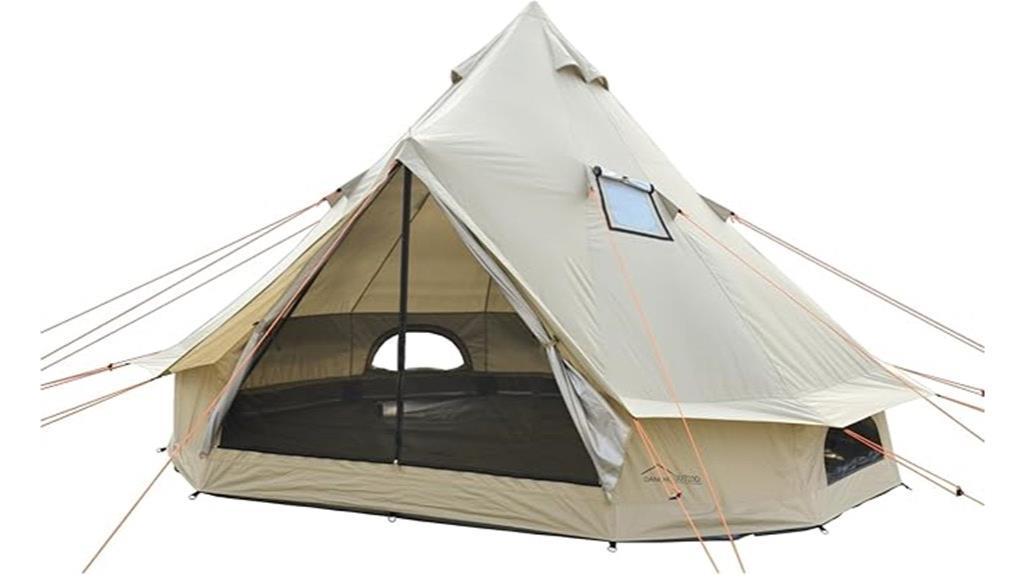 luxury bell tent accommodation