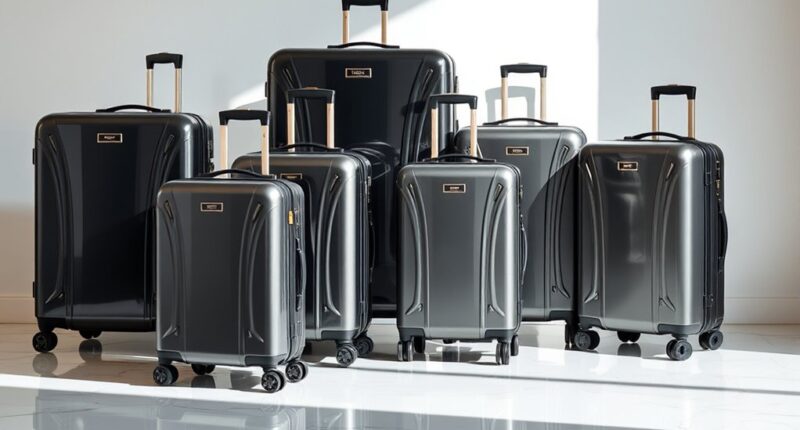 luxury durable travel sets