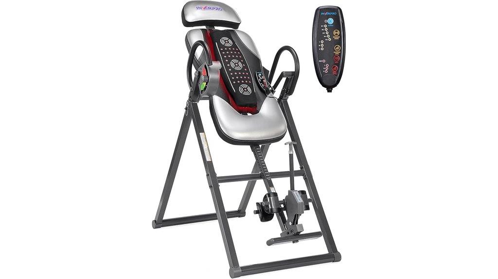 luxury inversion table with heat