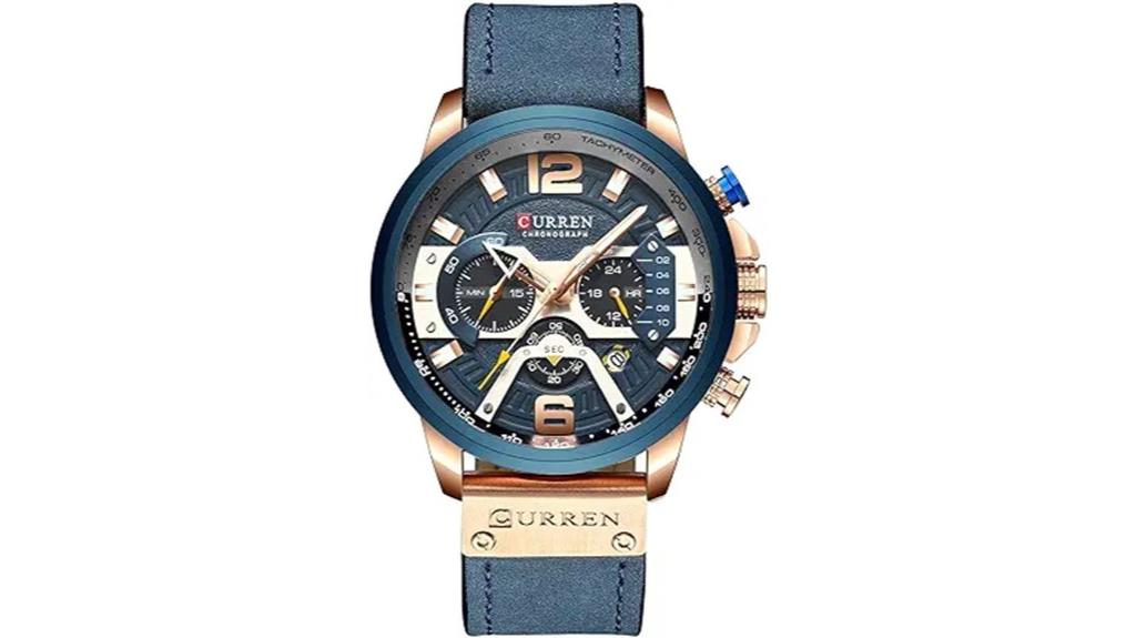 luxury men s leather watch