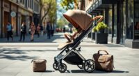 luxury stroller travel style