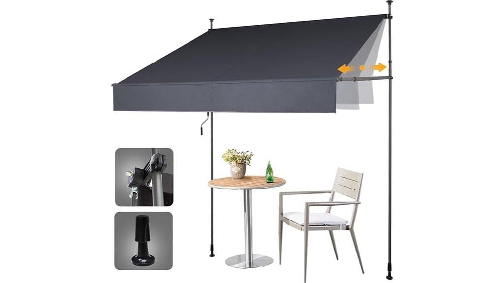 manual retractable awning