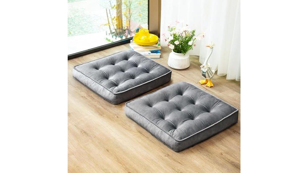 memory foam meditation cushions