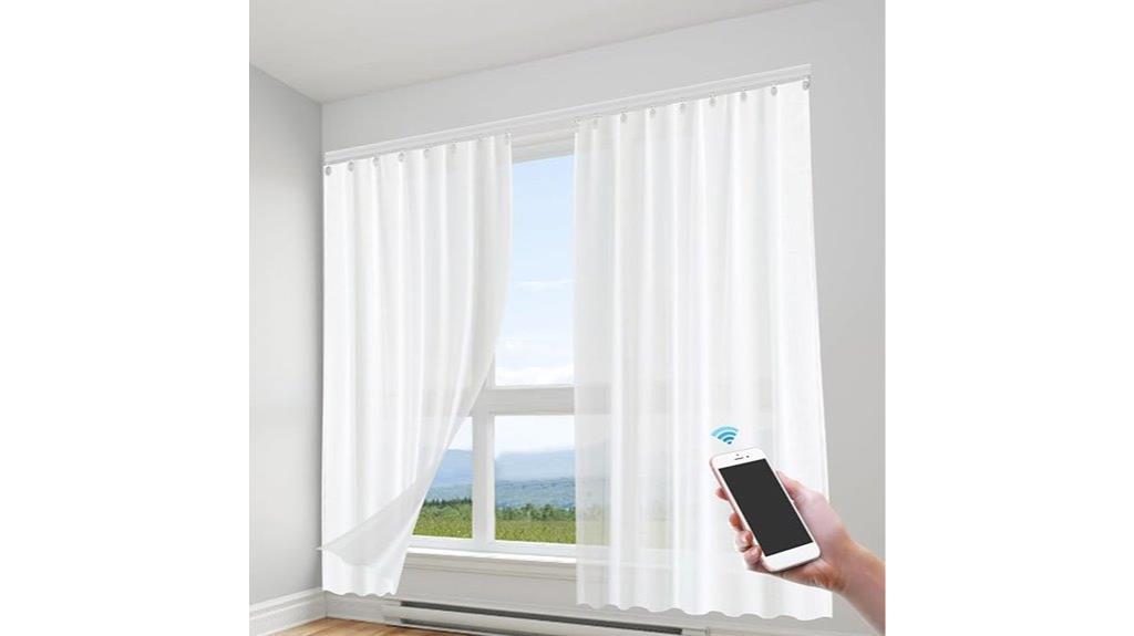 motorized curtain track system